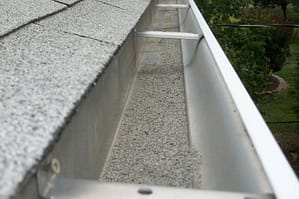 After power washing shingles